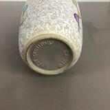 Super Colorful Fat Lava Pottery "575 25" Vase by Bay Ceramics, Germany, 1950s