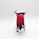 Organic Vase - Sommerso - Josef Hospodka - Bohemian Crystal - Circa