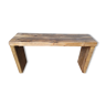 Banc bois massif ancien patiné 100cm