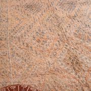 Peach Vintage Moroccan Wool Rug 188 x 317 cm , Berber Rug Handmade, Unique