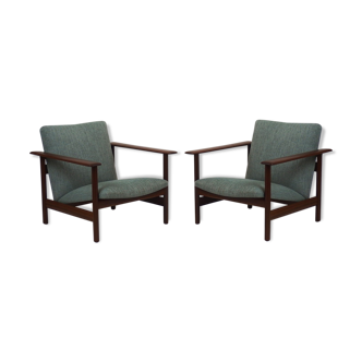 Paire de fauteuils Steiner des années 1960