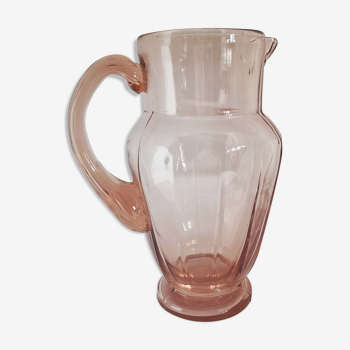 Pitcher art deco pink