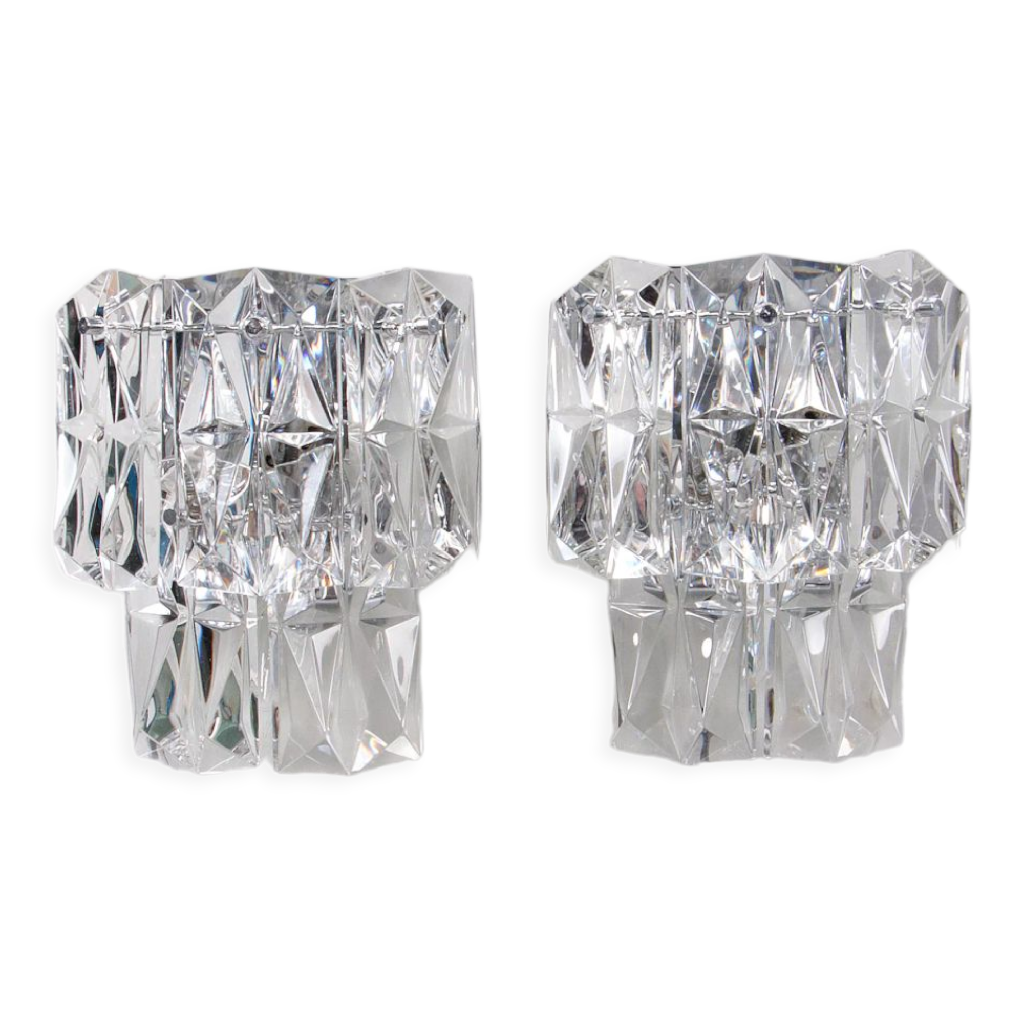 Kinkeldey Set van twee wandlampjes,1970 Duitsland