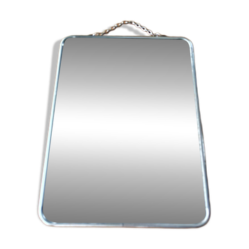 Miroir de barbier vintage avec chaînette