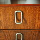 Pair of vintage vintage wood retro bedsides