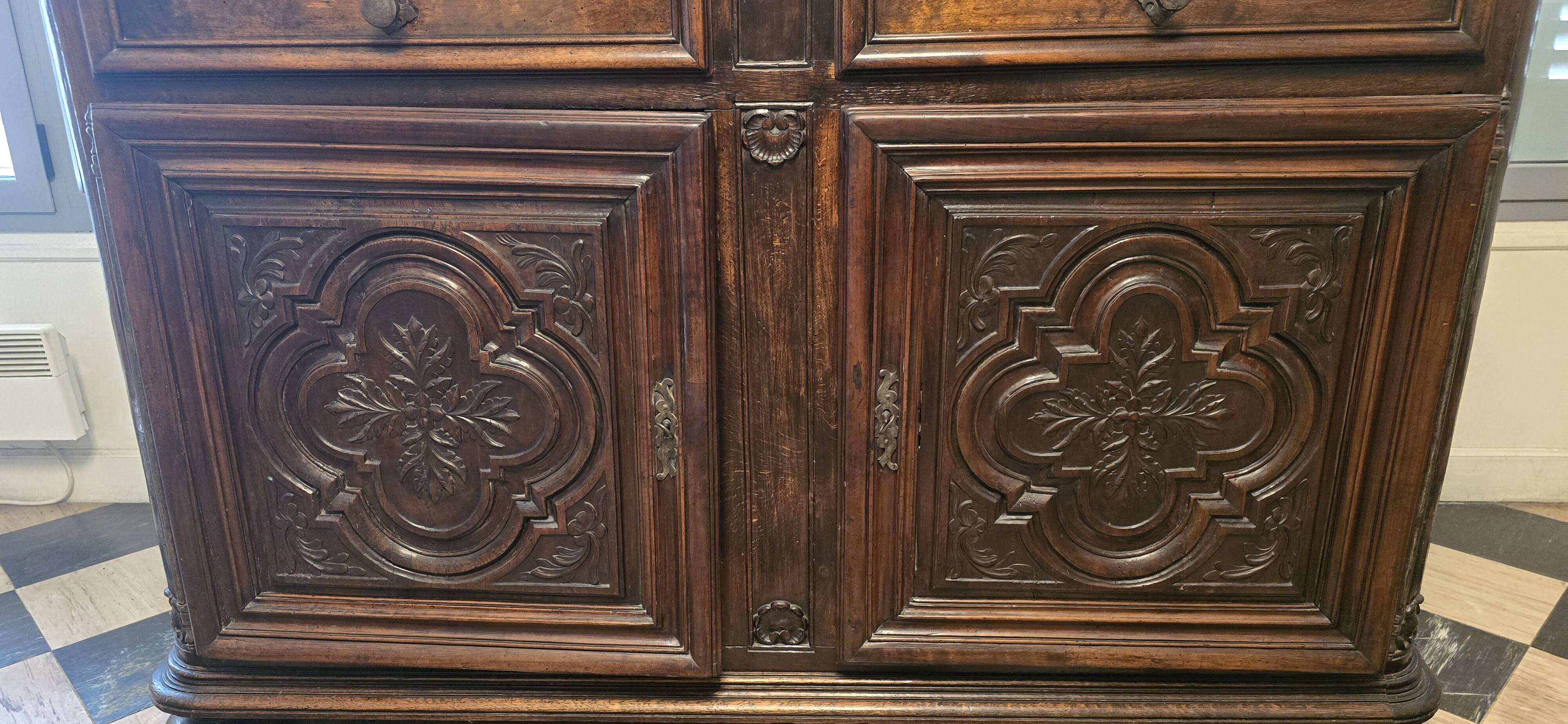 Buffet 2 portes Louis XIII, XVIIIème s.