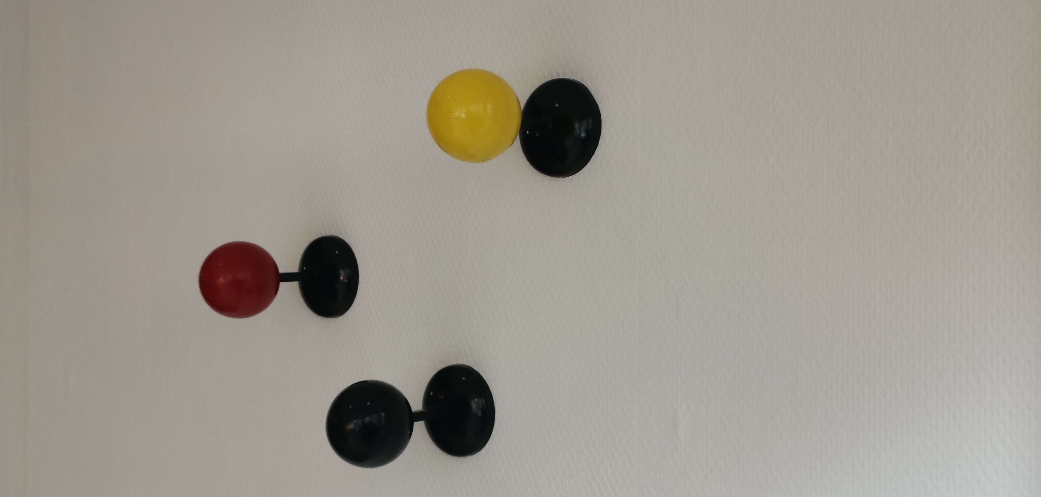 Hooks/coat rack colorful ball from the 50s