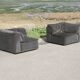Hans Hopfer, Player sofa, Roche Bobois, 1972, composed of 2 modules.