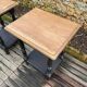 Paire de tables d’appoint chêne