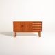 Scandinavian Teak Sideboard, Mid-Century