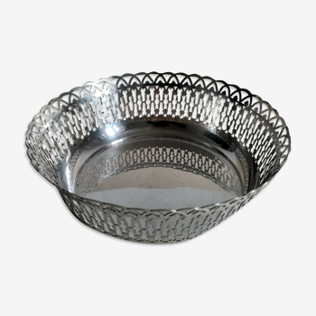 Silver metal basket