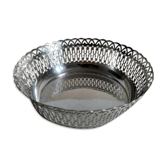 Silver metal basket