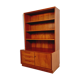 Étagère scandinave avec coffre en placage de teck d’armoire des années 60 par Strobeck design danois