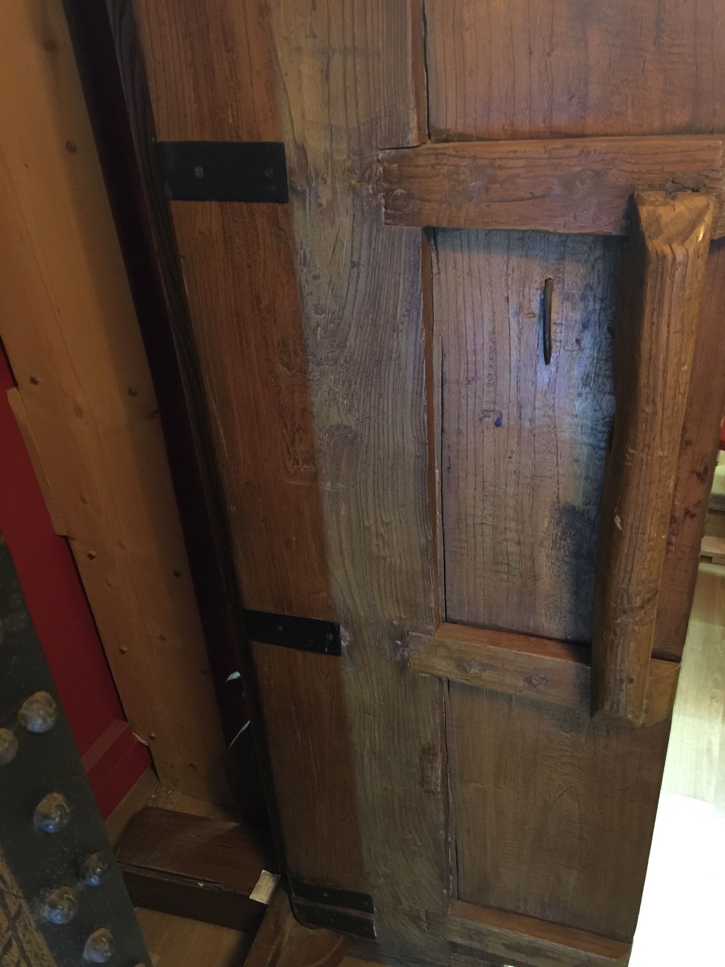 Of entry door Vietnamese Chinese wooden massif beginning of the 20 th