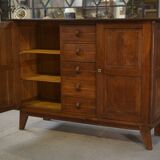 Oak buffet reconstruction by René Gabriel 1940s