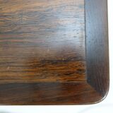 Flip-top butterfly table with brass hinges, 20th