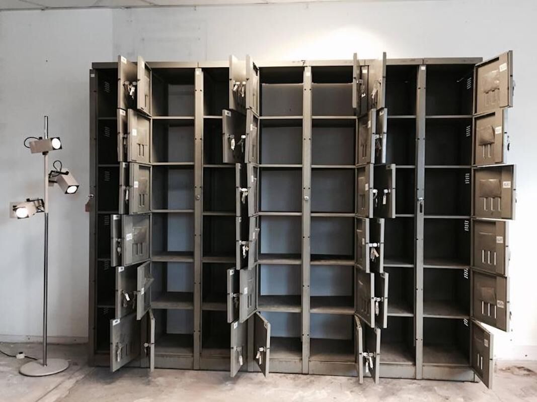 Vintage industrial cabinet by Mewaf, 1950s