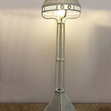 Italian mid-century rattan floor lamp, 1950s