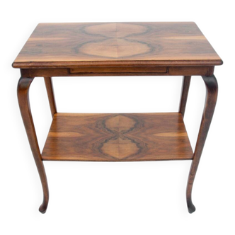 Art Deco side table, Poland, 1950s