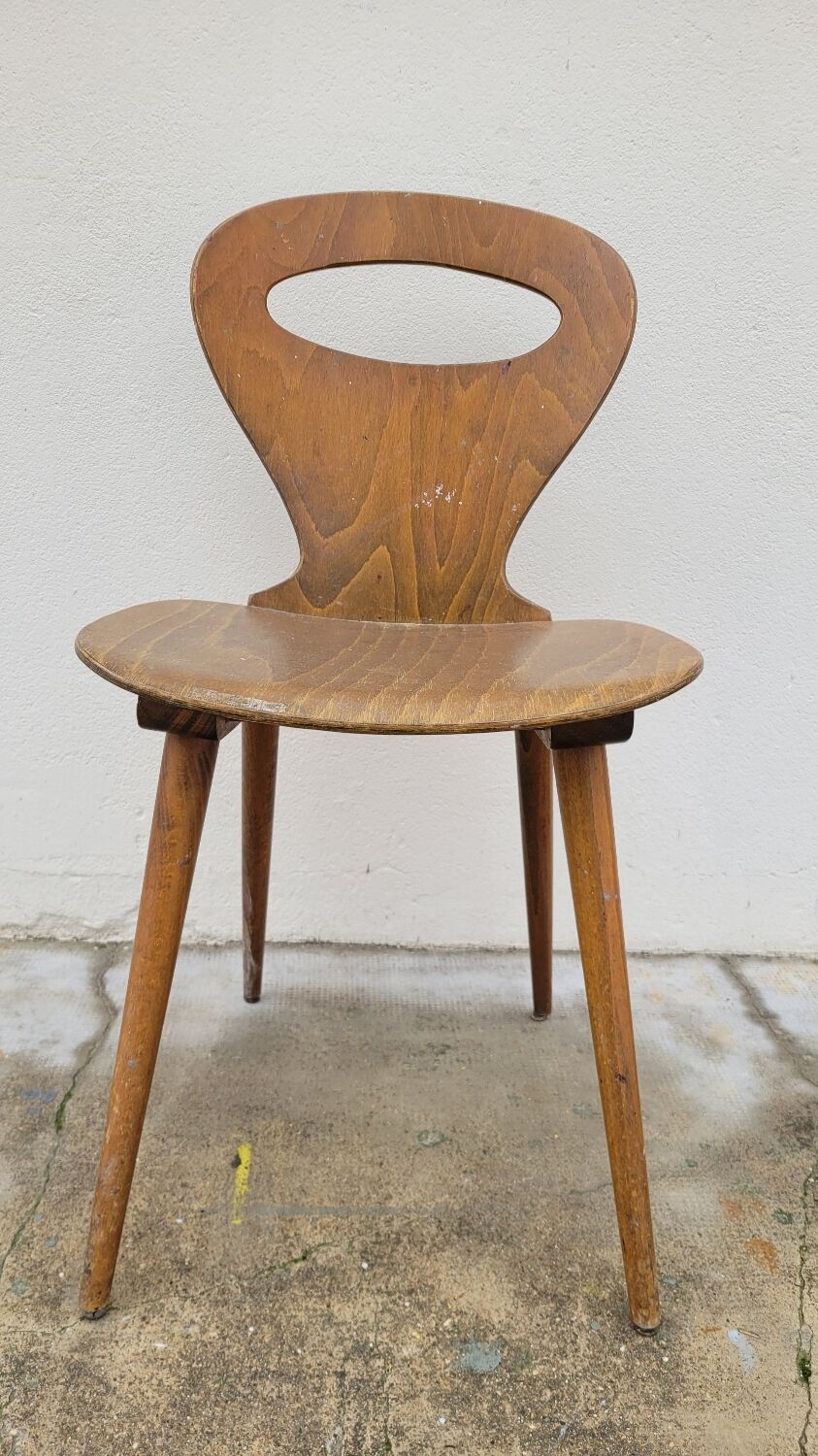 Baumann vintage ant model bistro chair - 1950s