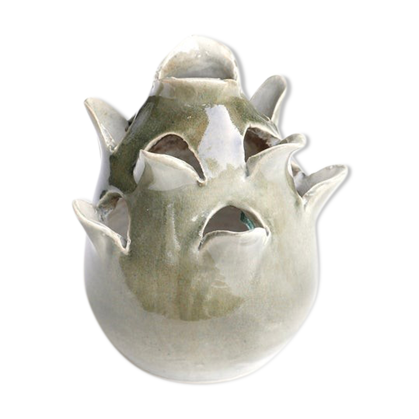 Ceramic vase by Kostanda Vallauris, 1970s