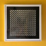 Screen print framed double support rdition 1973 (Switzerland)