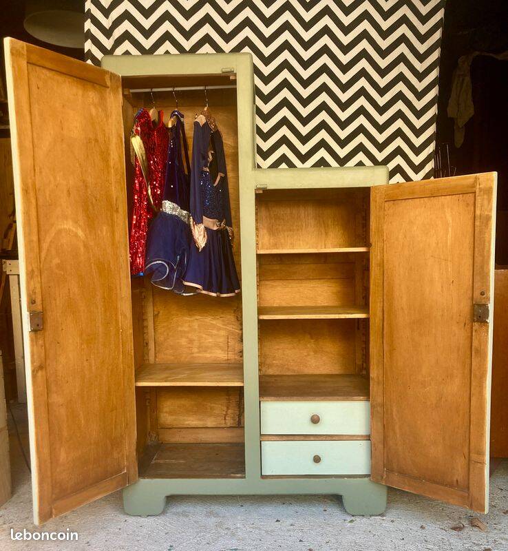 Vintage children's wardrobe