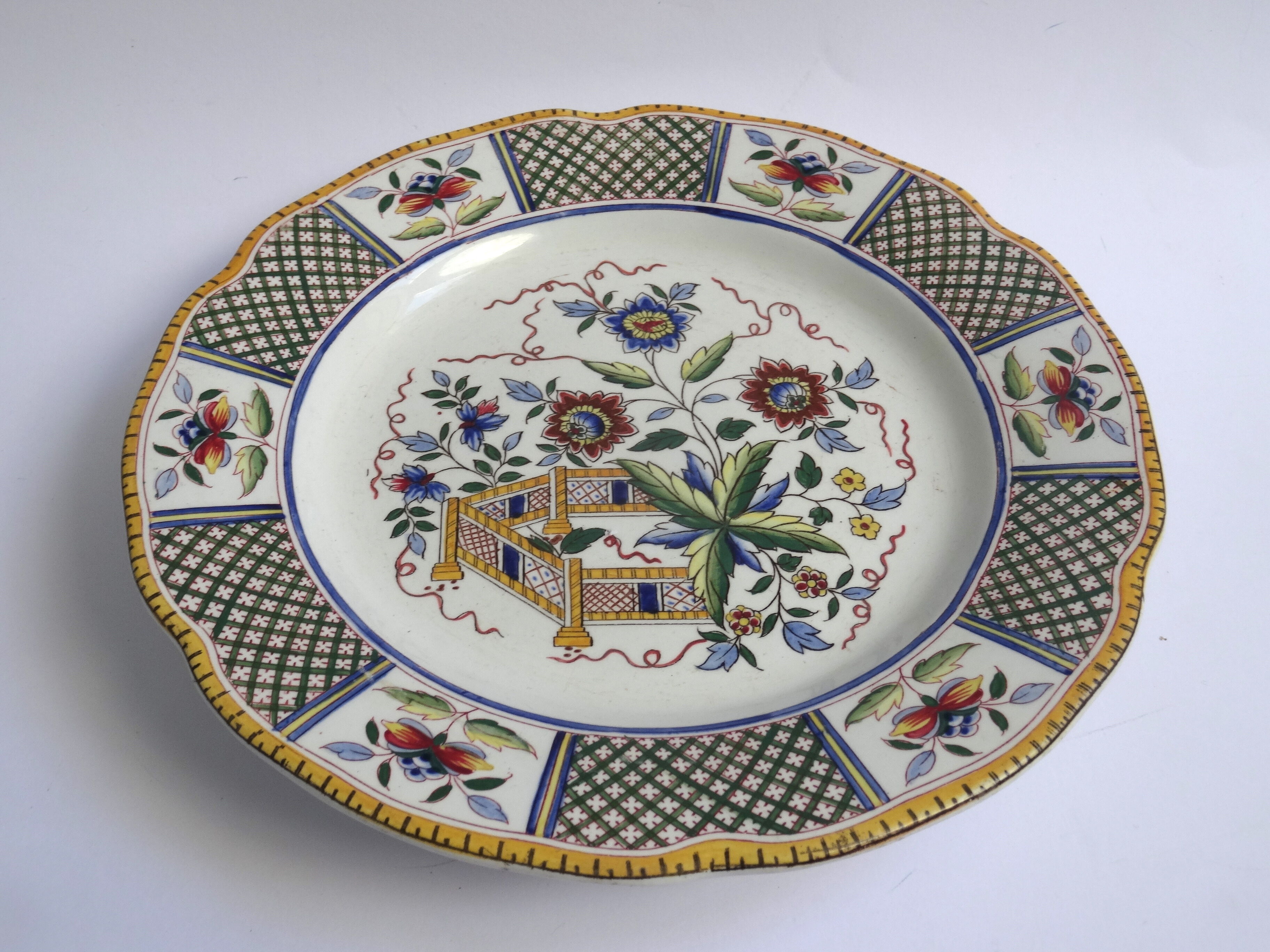 Sarreguemines plate foot shower