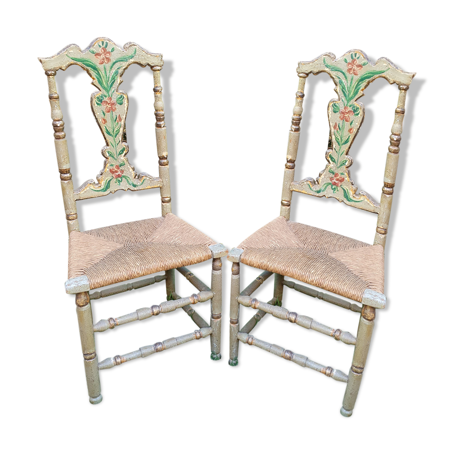 Painted chairs