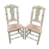 Painted chairs