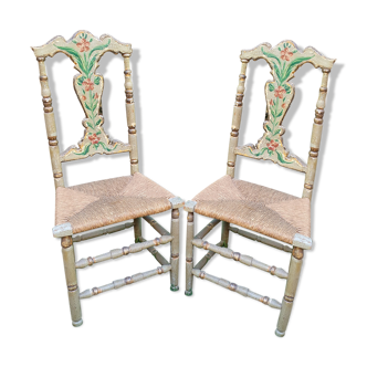 Painted chairs