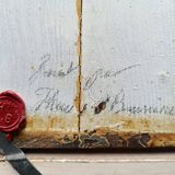 oil on wood, portrait of Marguerite VAN EYCK, copy by Henri BOURINET 1982