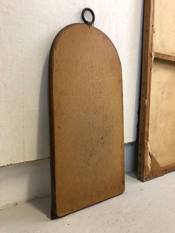 Un miroir rotin et bambou