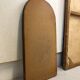 A rattan and bamboo mirror