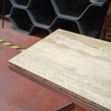 Travertine coffee table