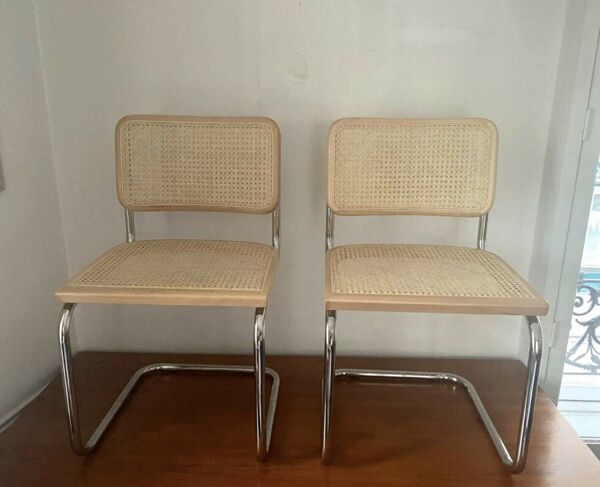 Chaise Cesca B32 Marcel Breuer - Hêtre clair- Made in Italy