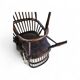 4 x Classic Georgian Bow and Stick Back Windsor Chair / Crinoline stretcher chairs