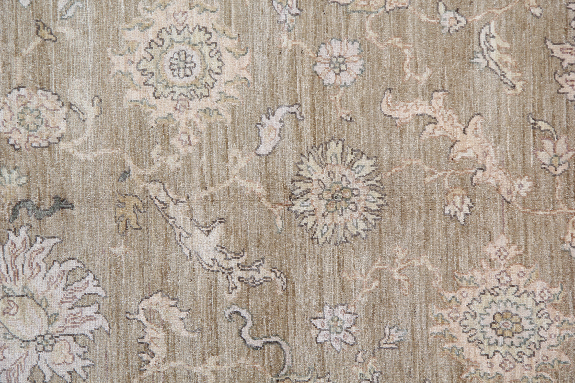 Beige Rug Handwoven Zieger Carpet 181x266cm