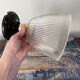 Plafonnier en verre holophane