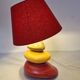 François Chatain pebble lamp, France 1980s