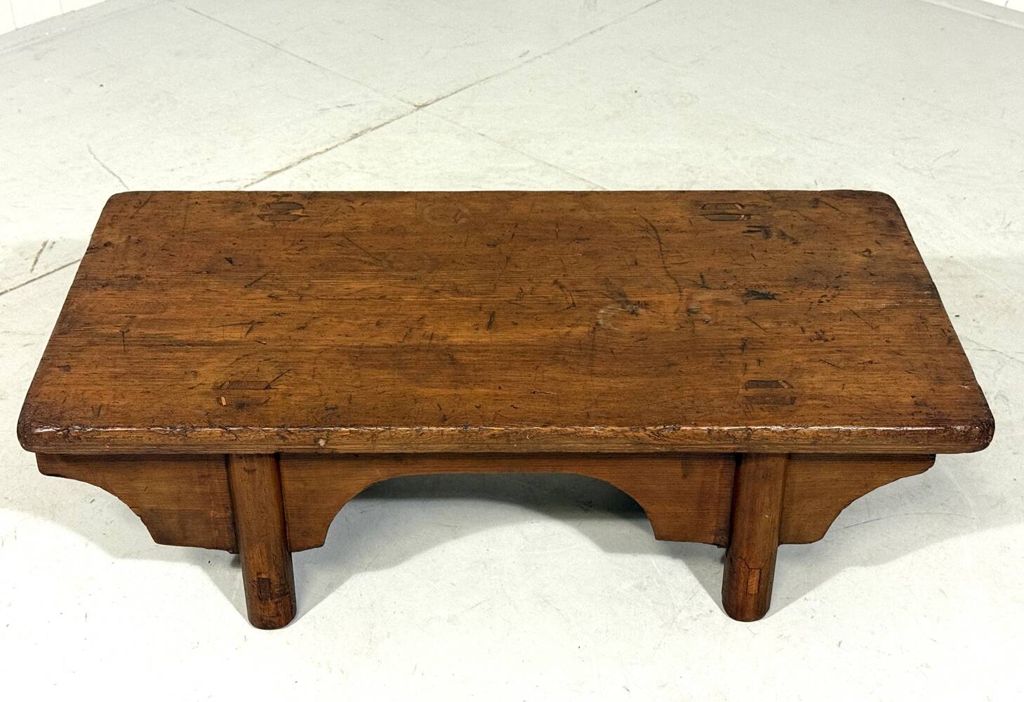 Rustic antique low coffee table side table 1900’s