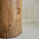 Vase XL en bois brutaliste