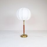 Mid-Century Modern brass and metal table lamp Ewå, Sweden, 1950s