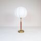 Mid-Century Modern brass and metal table lamp Ewå, Sweden, 1950s