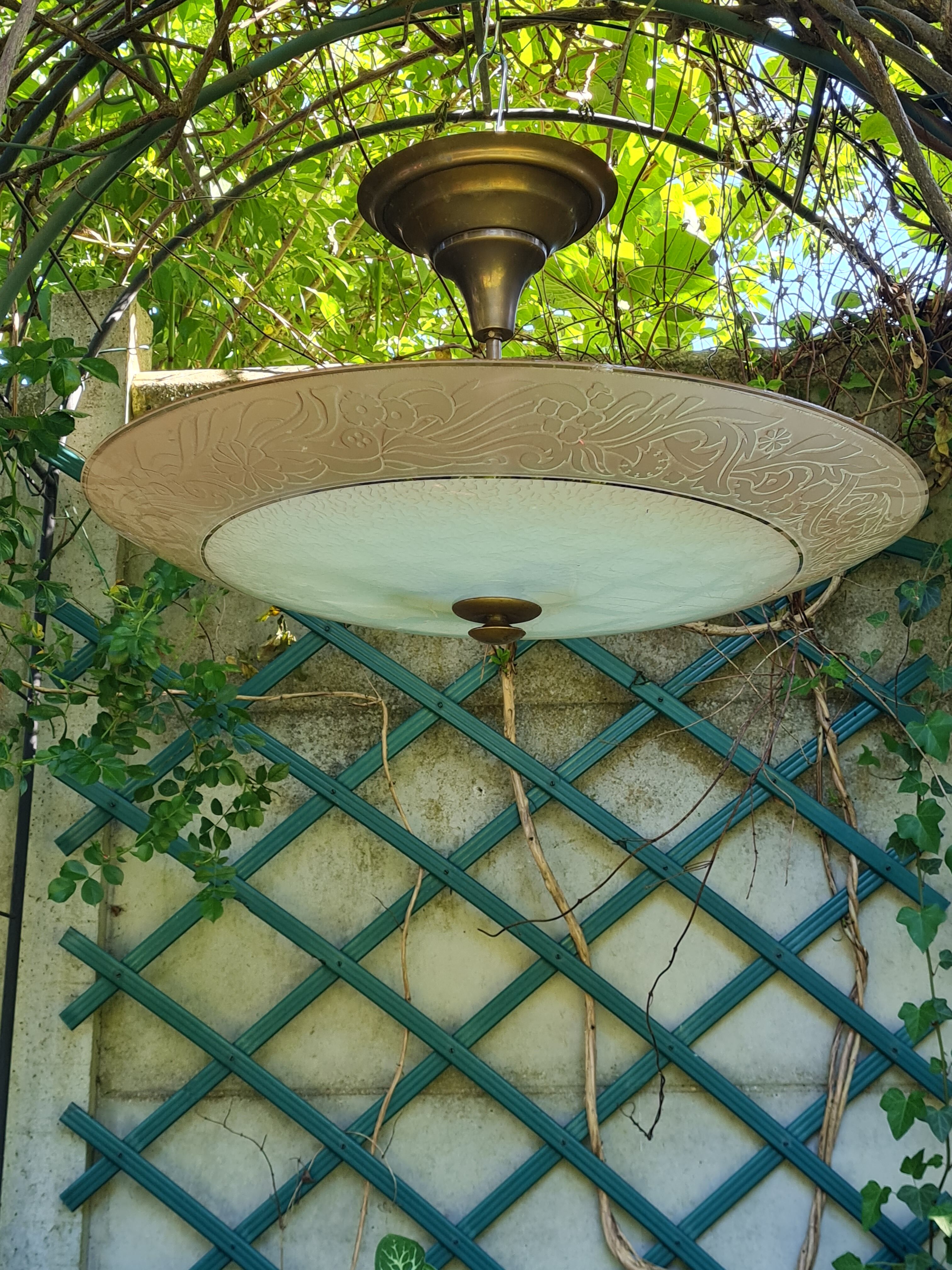 art deco pendant lamp or chandelier