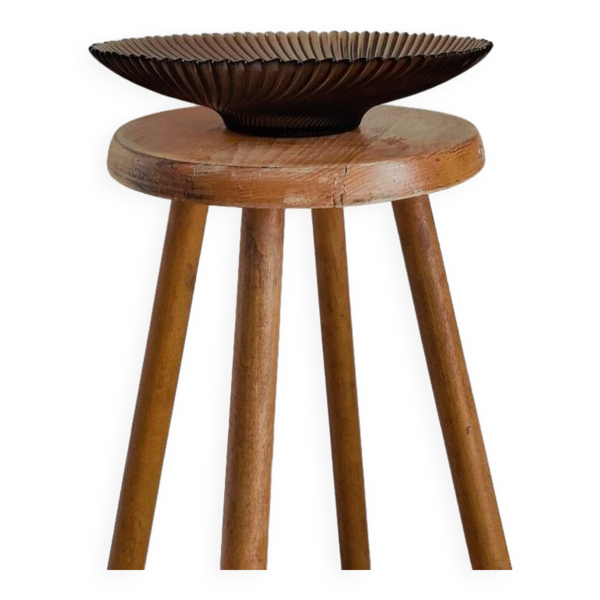 Veropa smoked glass dish