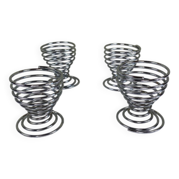 Designer spring egg cups