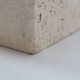 Metafora travertine coffee table by Massimo & Lella Vignelli, Italy