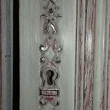 Triptych patinated 3 doors buffet Henry II