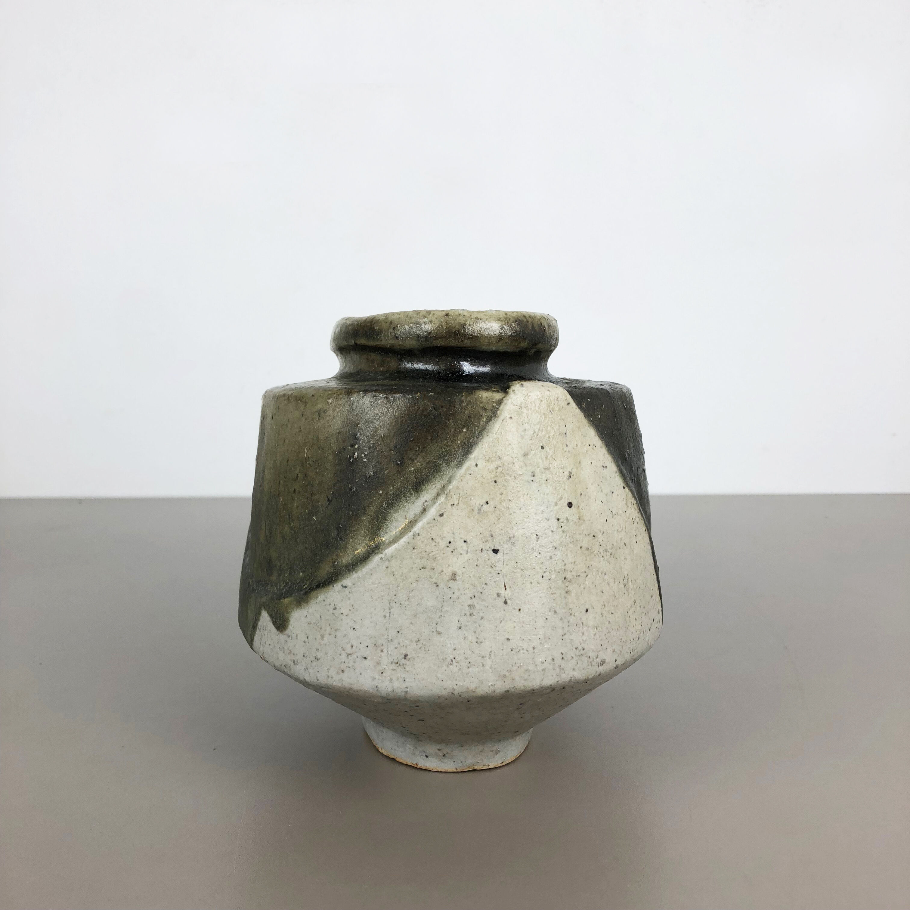 Ceramic Studio Pottery Object Vase by Bruno and Ingeborg Asshoff, Germany, 1960s